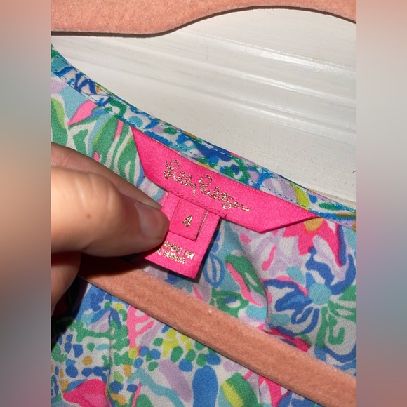 Lilly Pulitzer Christiana Stretch Dress Size 4 - Picture 3 of 7